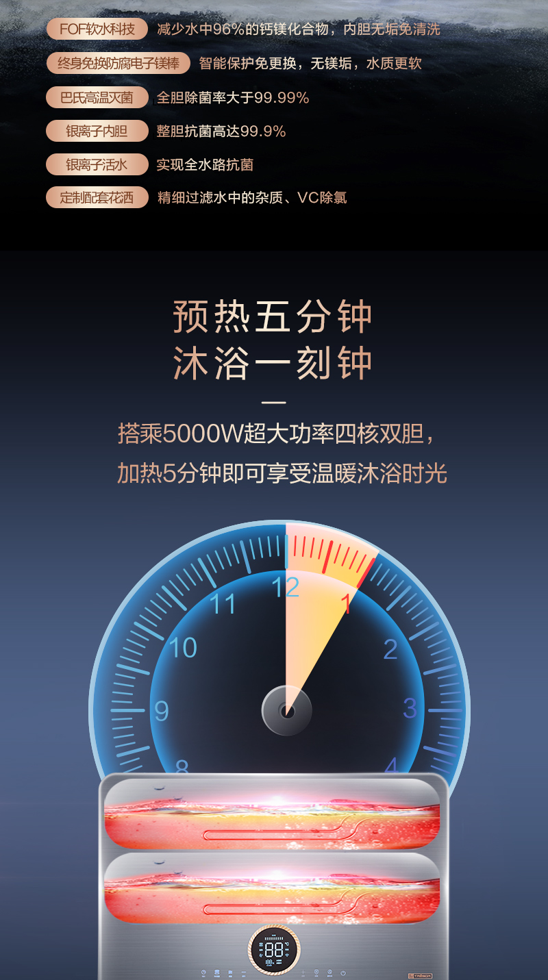 海信璀璨电热水器